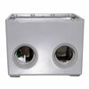 Sigma Electric Outlet Box, Box Accessory, 1 Gang, Die-Cast Metal 14251